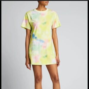Alice + Olivia Garner Drop-Shoulder Boxy T-Shirt Dress